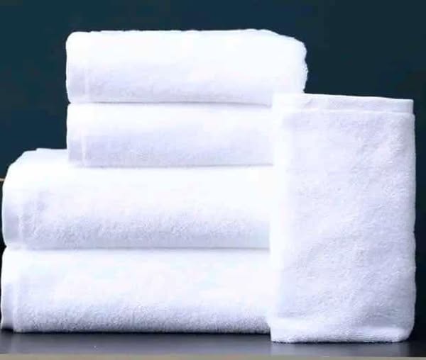 Cream White Towels